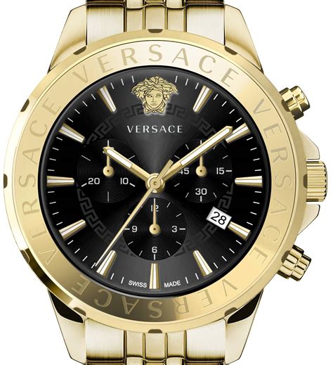 Versace VEV600619 Signature Chronograph Herrenuhr 44mm 